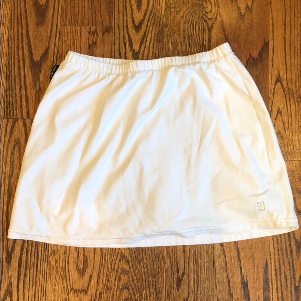 Nike Dri-Fit white tennis skirt